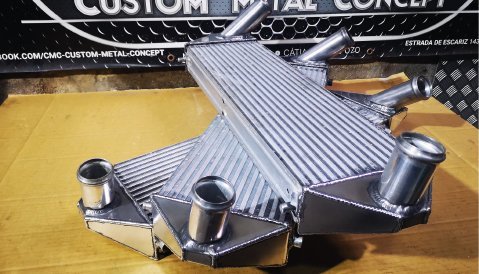 Radiadores em alumínio fabricados por medida